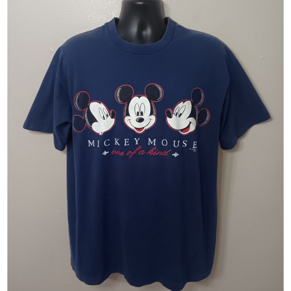 Vintage 90s Jerry Leigh Disney Mickey Mouse OSFA T-shirt Single Stitch Tee USA